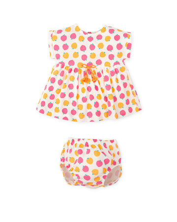 Orange dress & briefs KHABBAZ