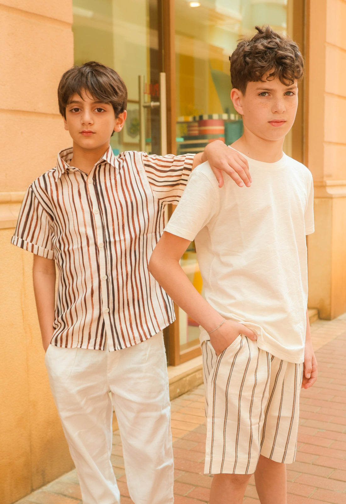 Offwh Shorts KHABBAZ