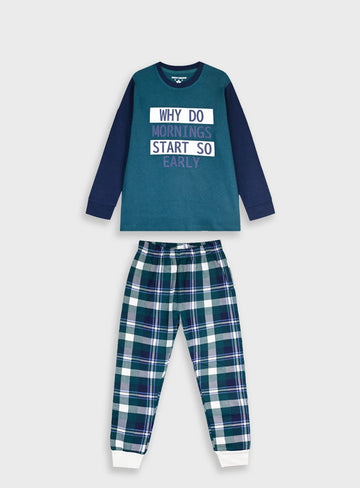 Children's Check Boy' S Pyjamas For Boy Energiers