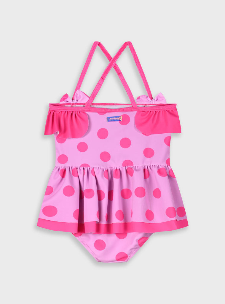 One piece swim suit with bonnet for girls Energiers