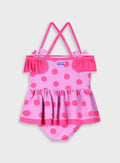 One piece swim suit with bonnet for girls Energiers