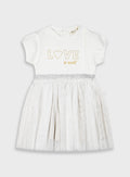Boutique short sleeved dress with glitter print Energiers