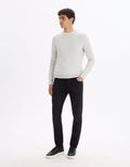 pull col rond 100% coton basique