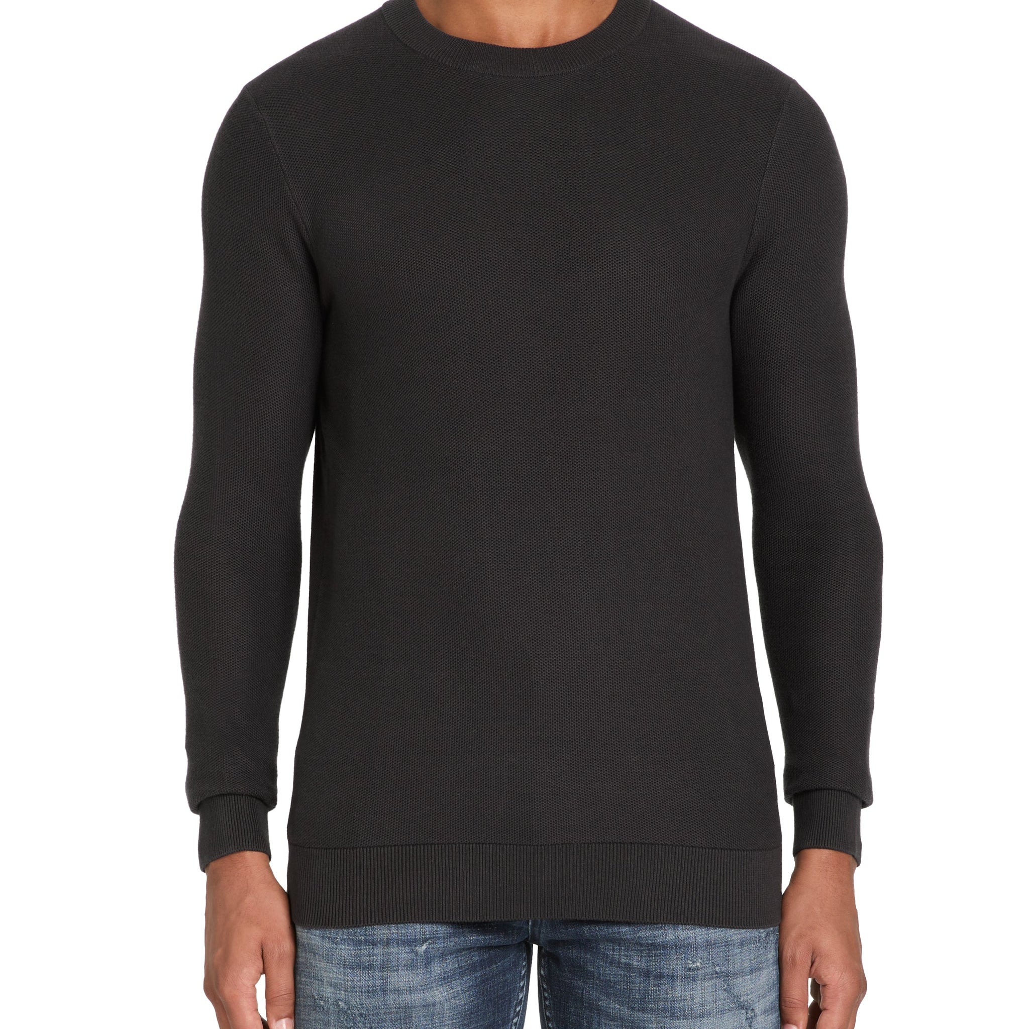 Pewter Crew Neck Jumper
