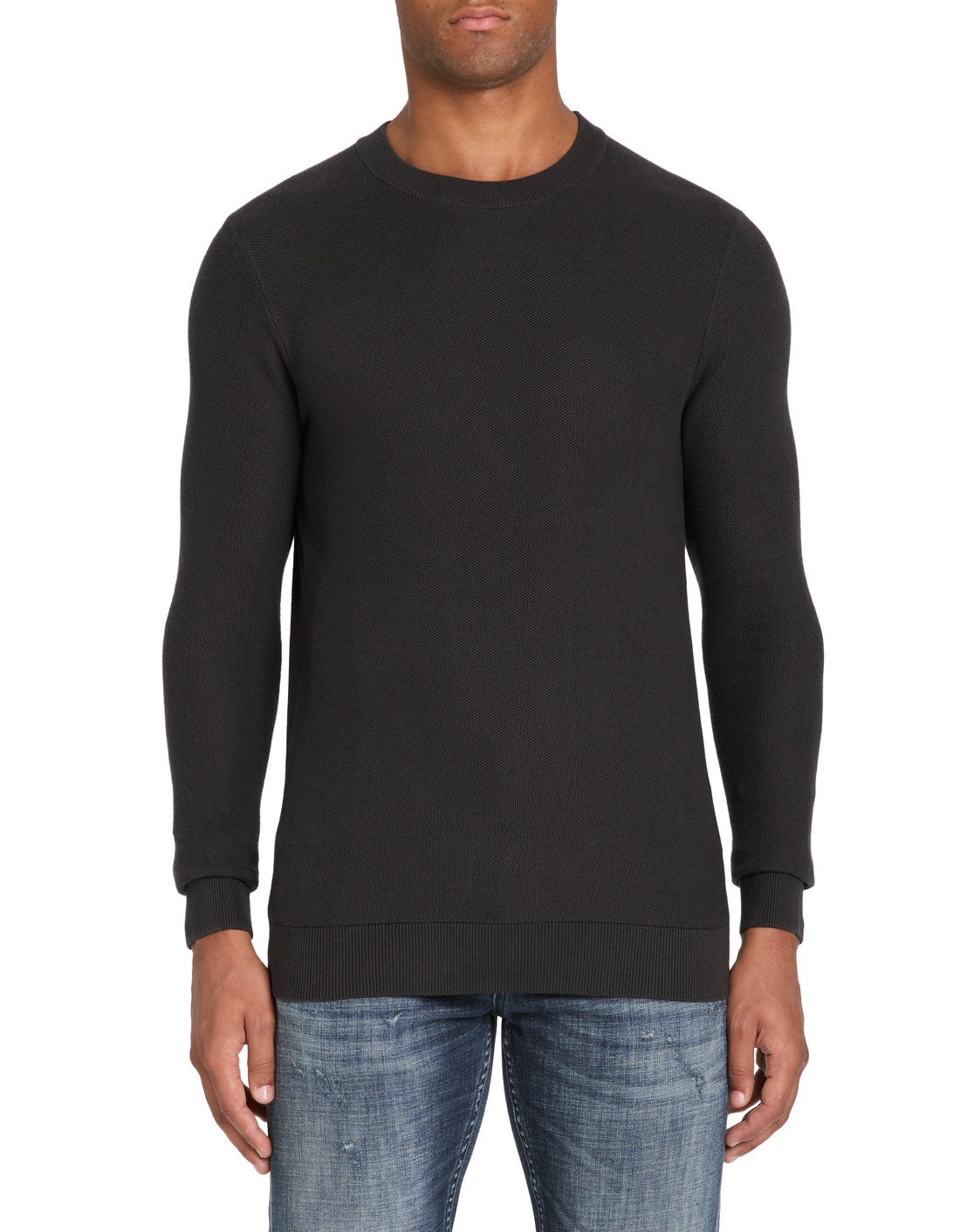 Pewter Crew Neck Jumper