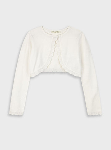 Ecru GIRL'S JILLET