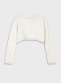 Ecru GIRL'S JILLET
