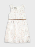 Ecru GIRL'S DRESS