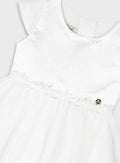 Ecru GIRL'S DRESS