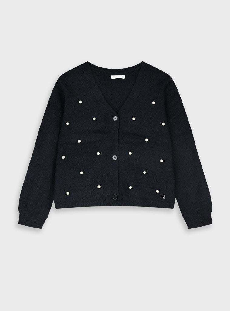 Children's Black Cardigan For Girl Energiers