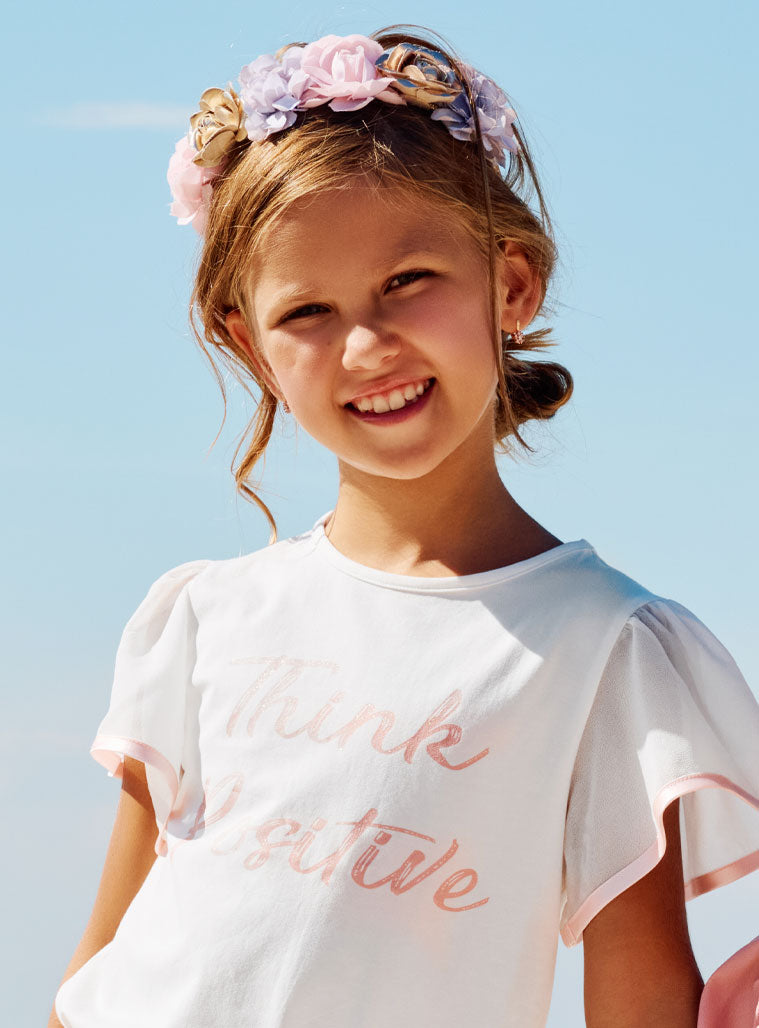 Boutique top with print for girls Energiers