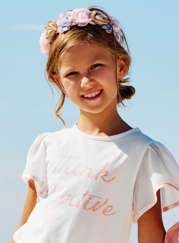 Boutique top with print for girls Energiers