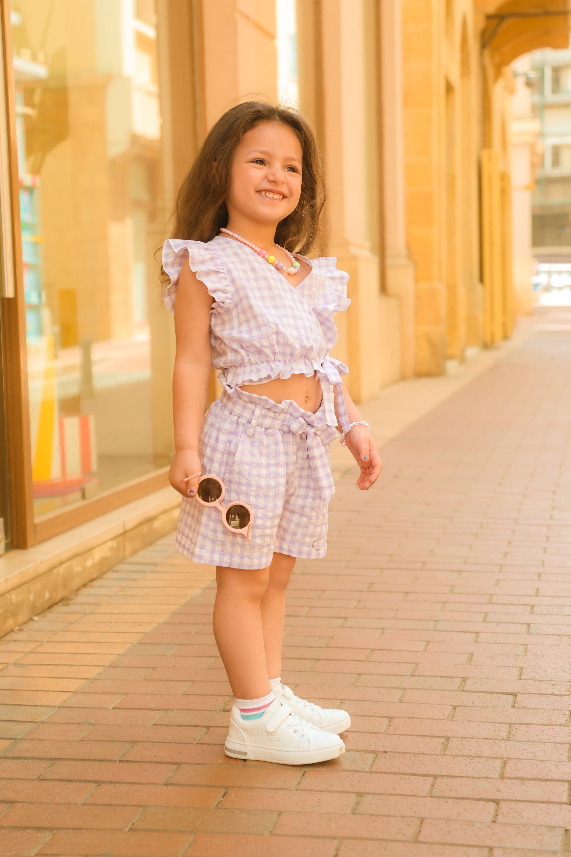 Lilac Shorts KHABBAZ