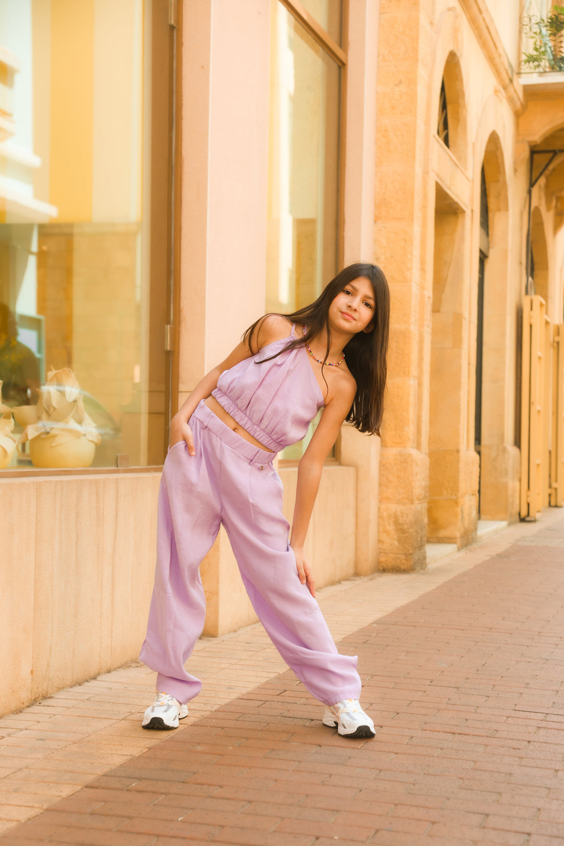 Lilac Pants KHABBAZ