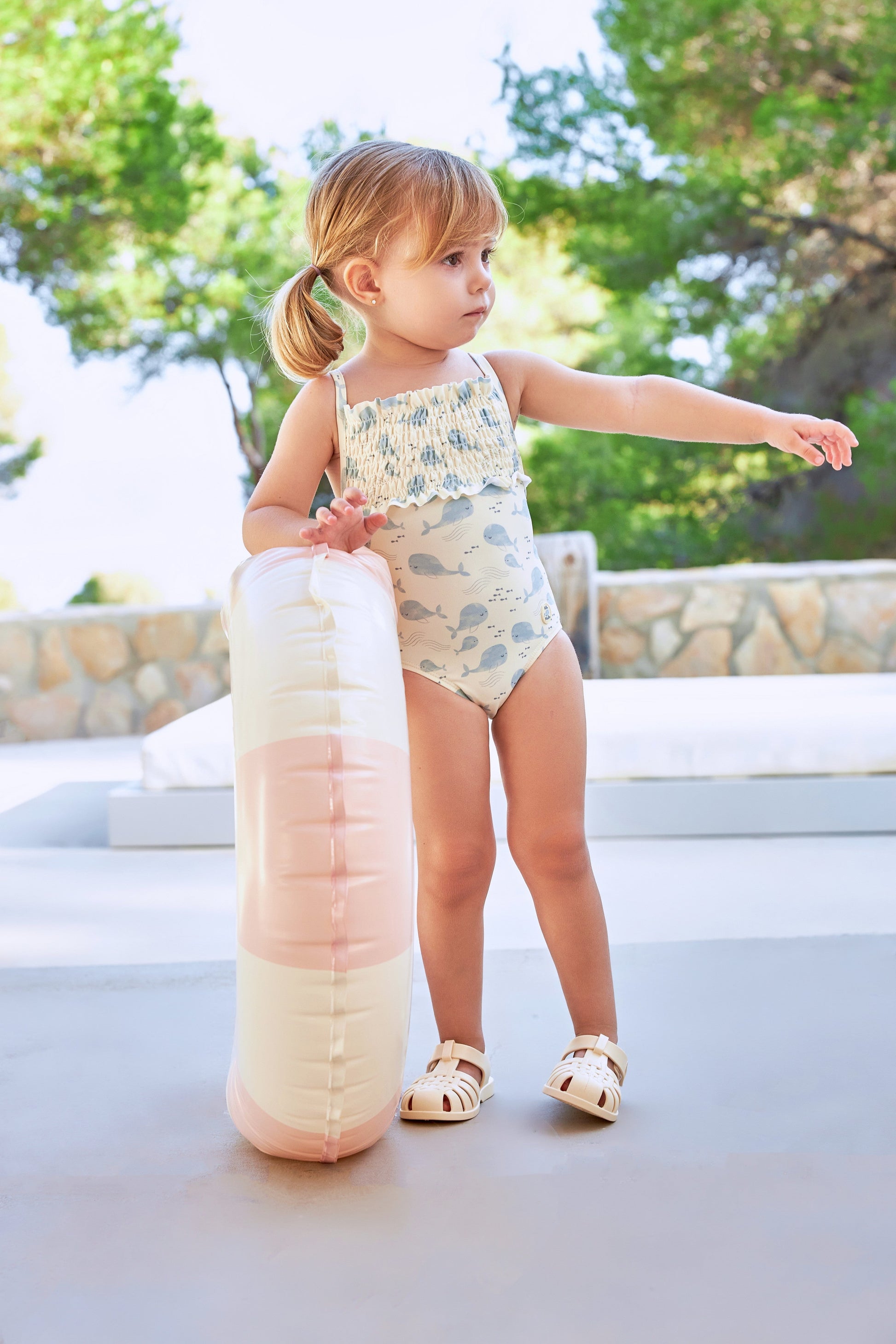 Yellow swimsuit KHABBAZ