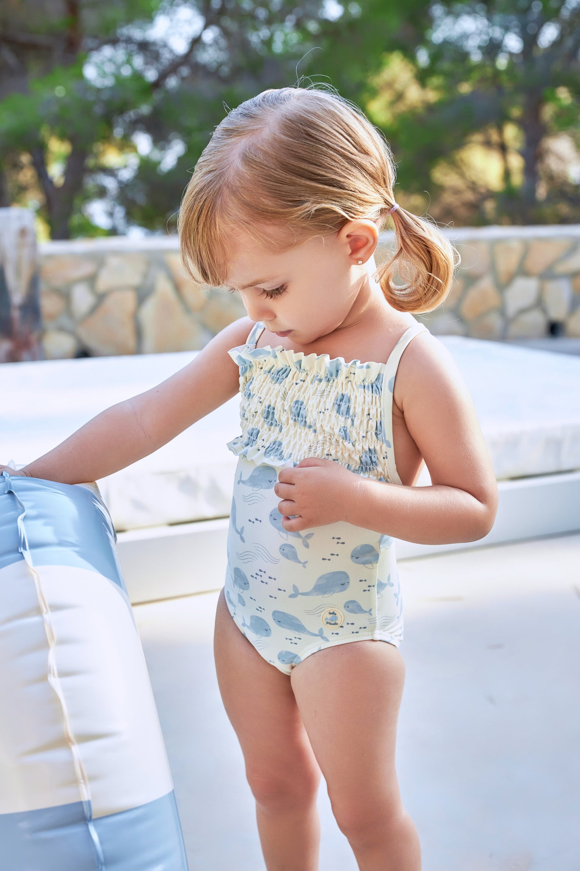 Yellow swimsuit KHABBAZ