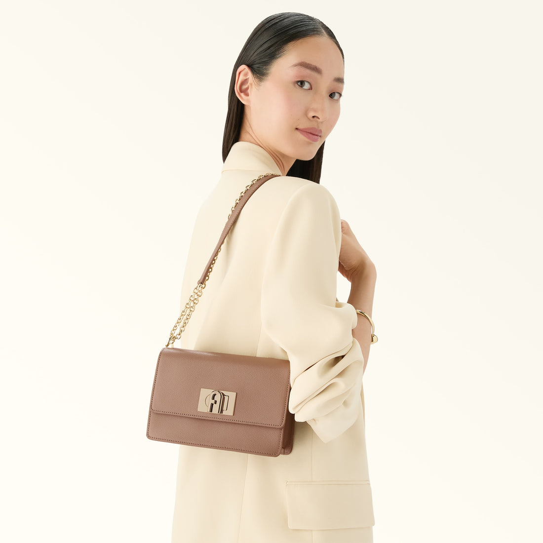 Furla 1927 Mini Crossbody Bag In Leather