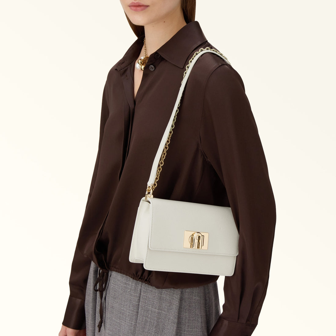 Furla 1927 Mini Crossbody Bag In Leather