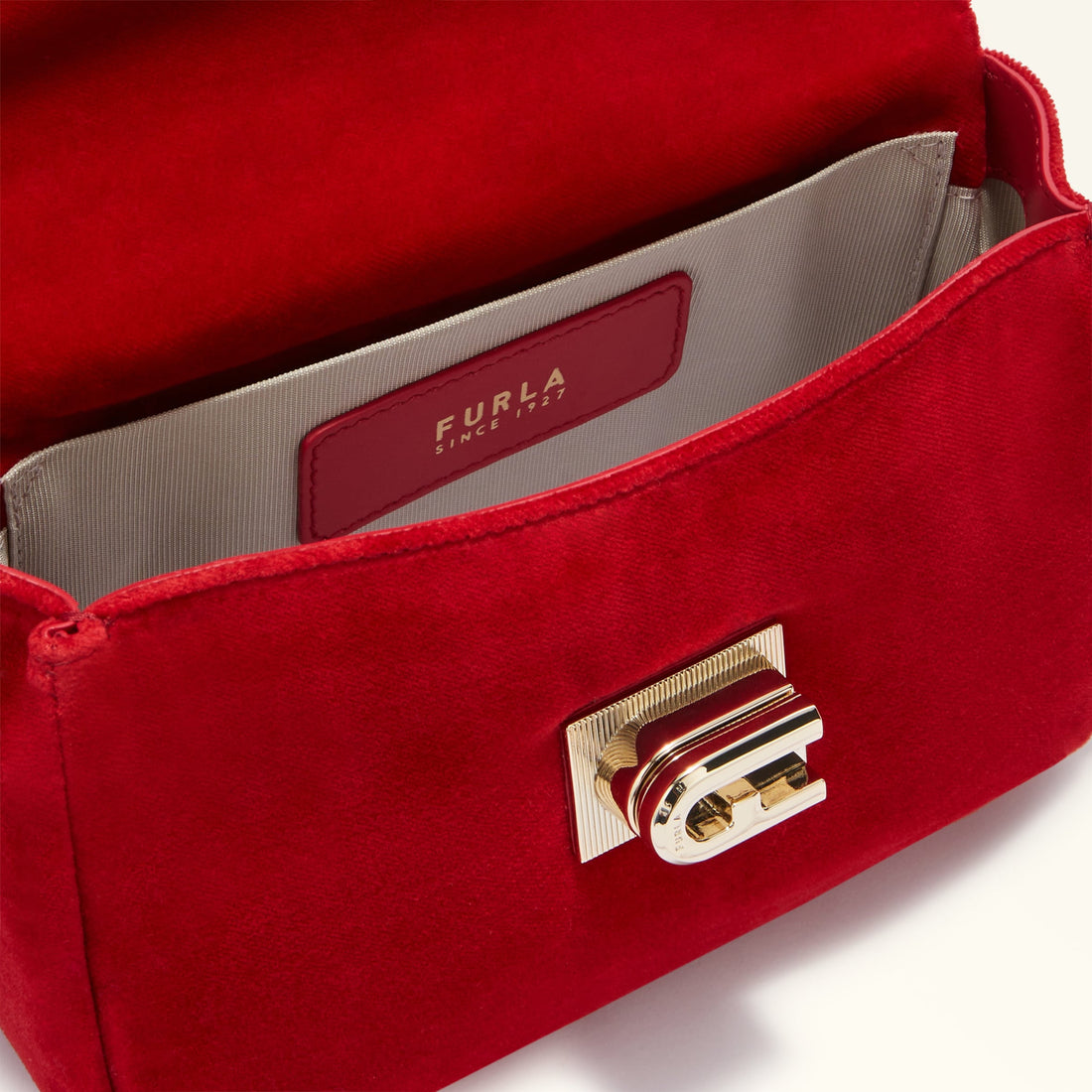 FURLA 1927 CROSSBODY ROSSO