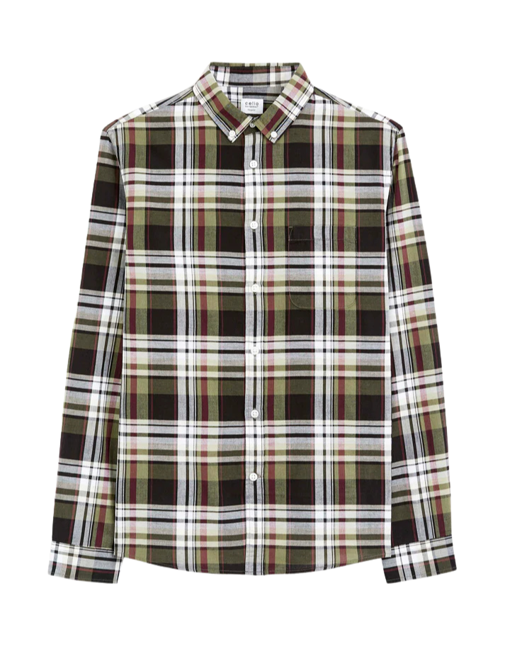 BAPOP KAKI LS SHIRT Celio