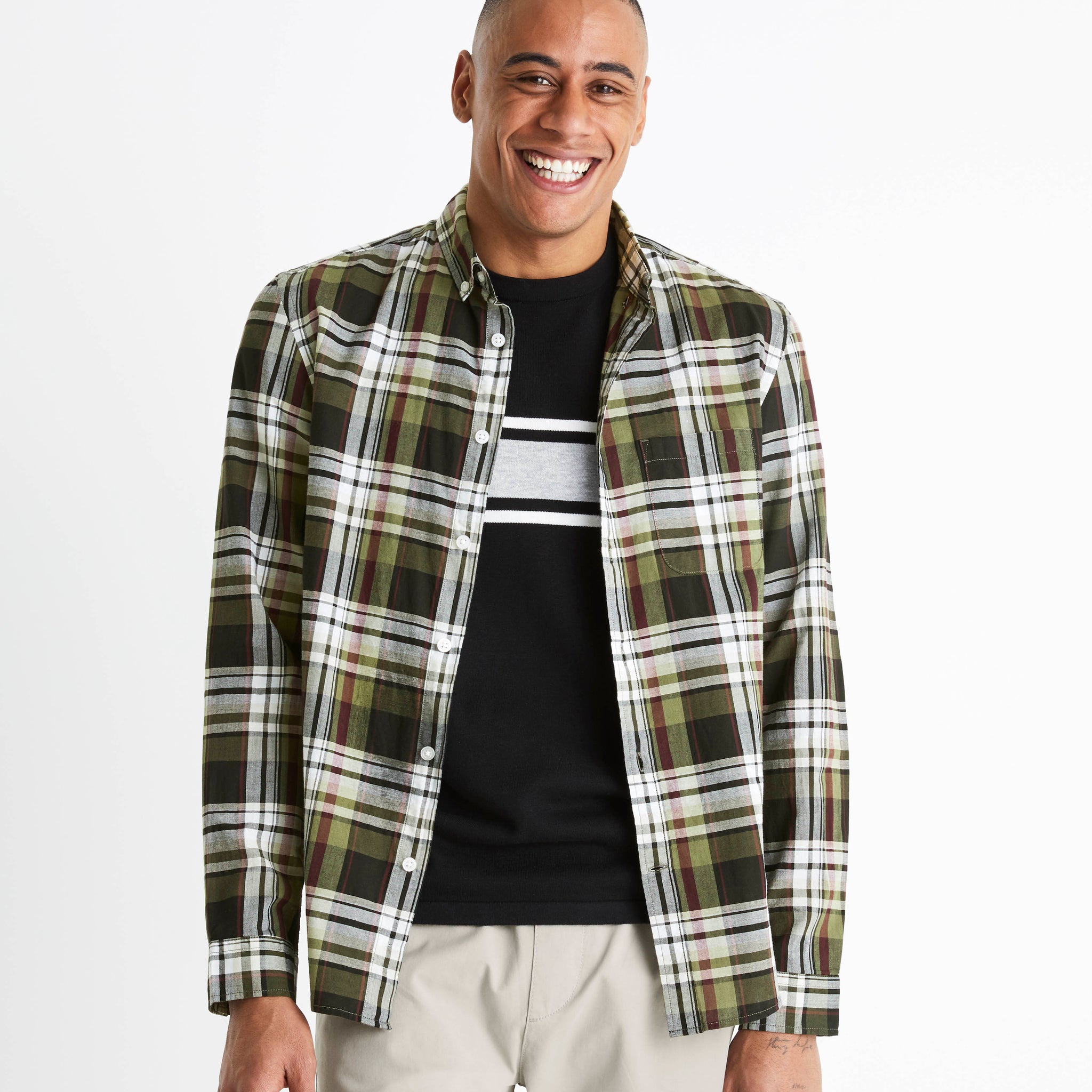 BAPOP KAKI LS SHIRT Celio