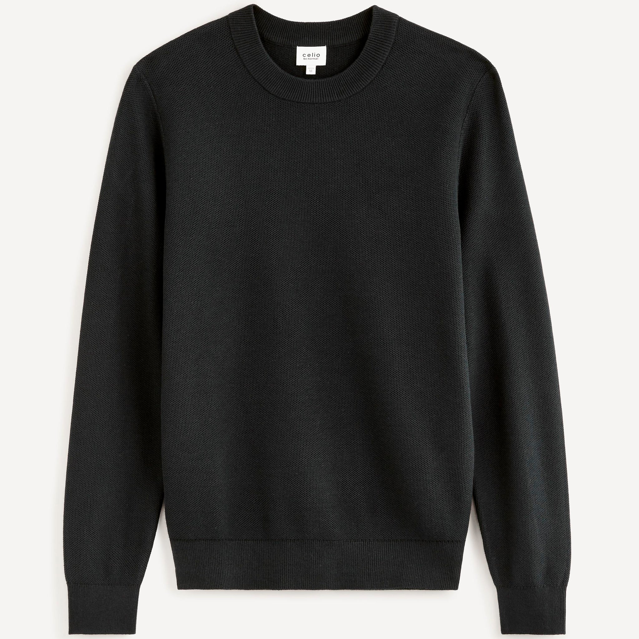 Bepic Black Crew Neck Jumper Celio