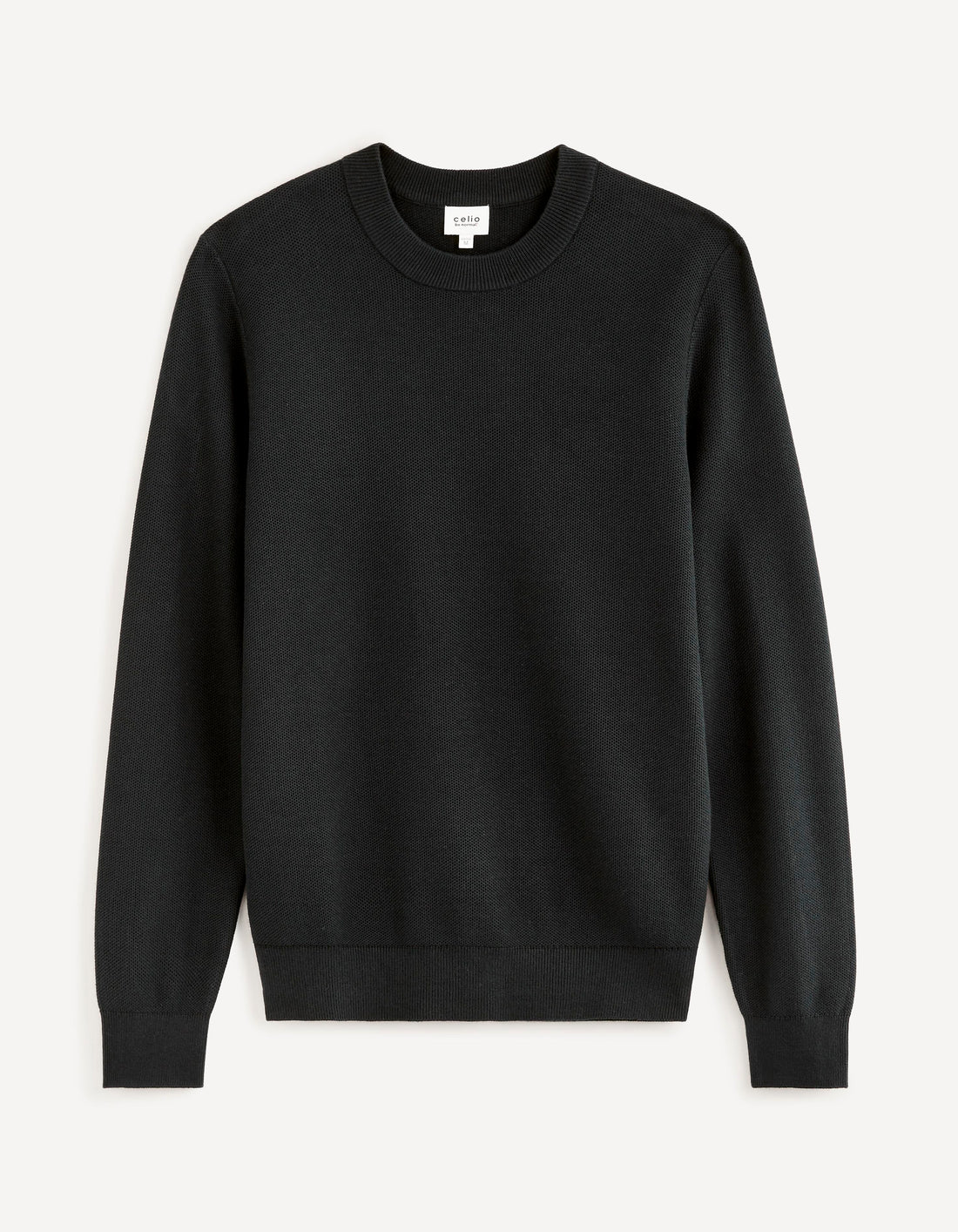 Bepic Black Crew Neck Jumper Celio
