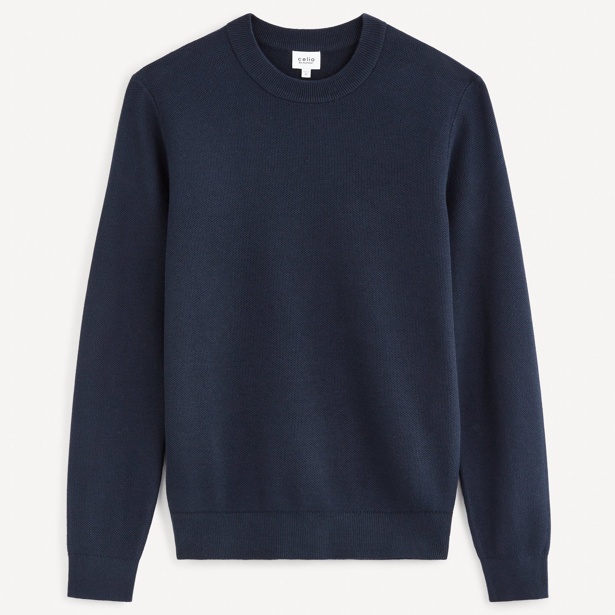 Bepic Navy Crew Neck Jumper Celio