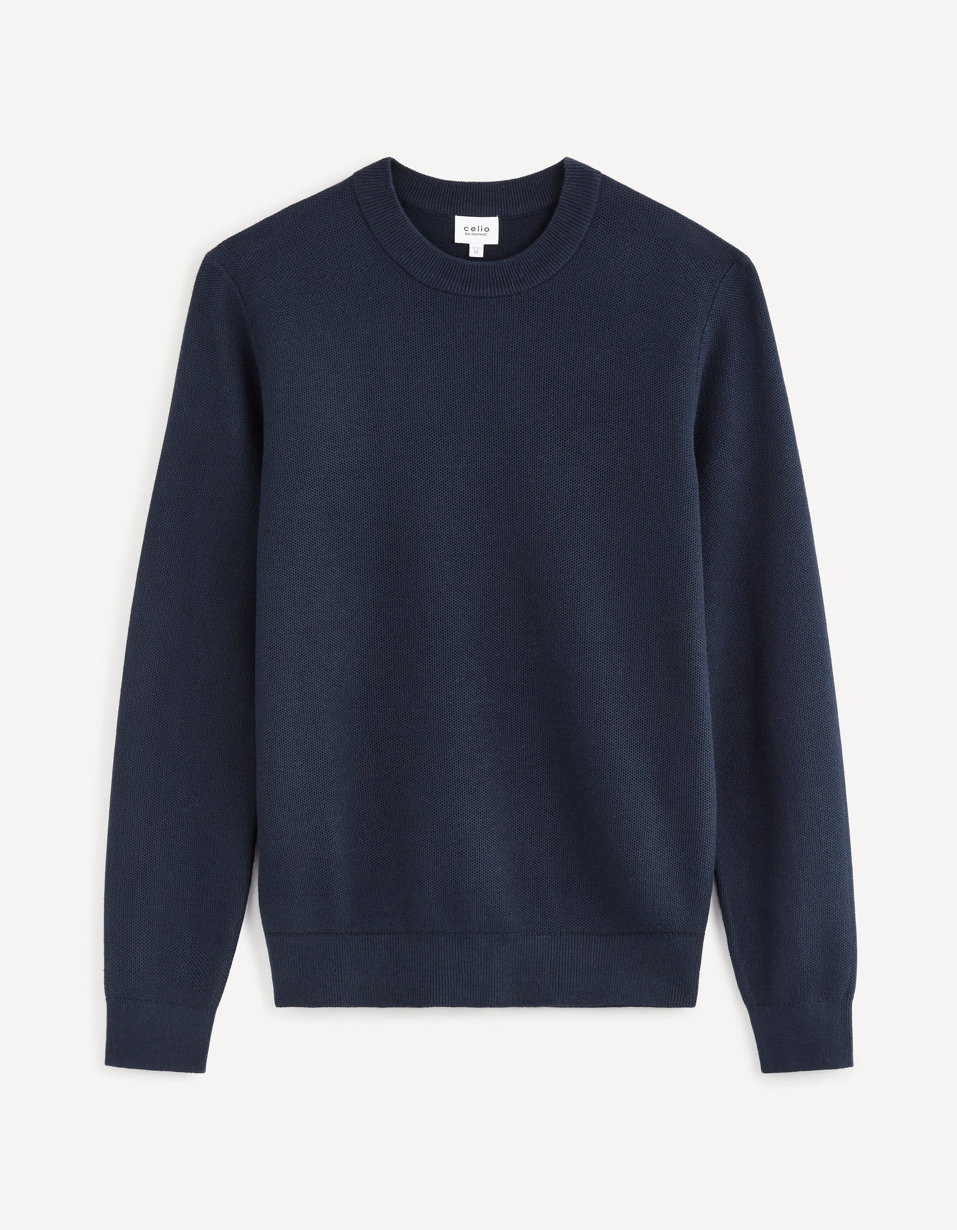 Bepic Navy Crew Neck Jumper Celio