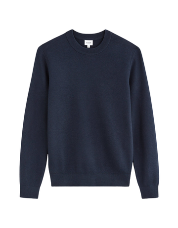 Bepic Navy Crew Neck Jumper Celio