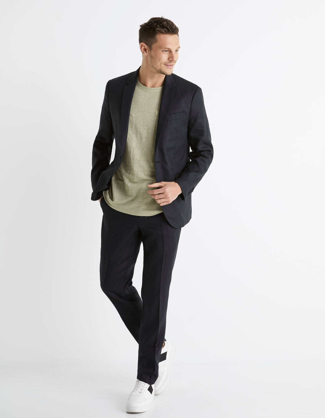 BOHOT2 BLACK SUIT PANTS Celio