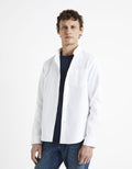 Daxford White Long Sleeves Shirt Celio