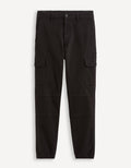 Pantalon cargo slim coton esprit maille