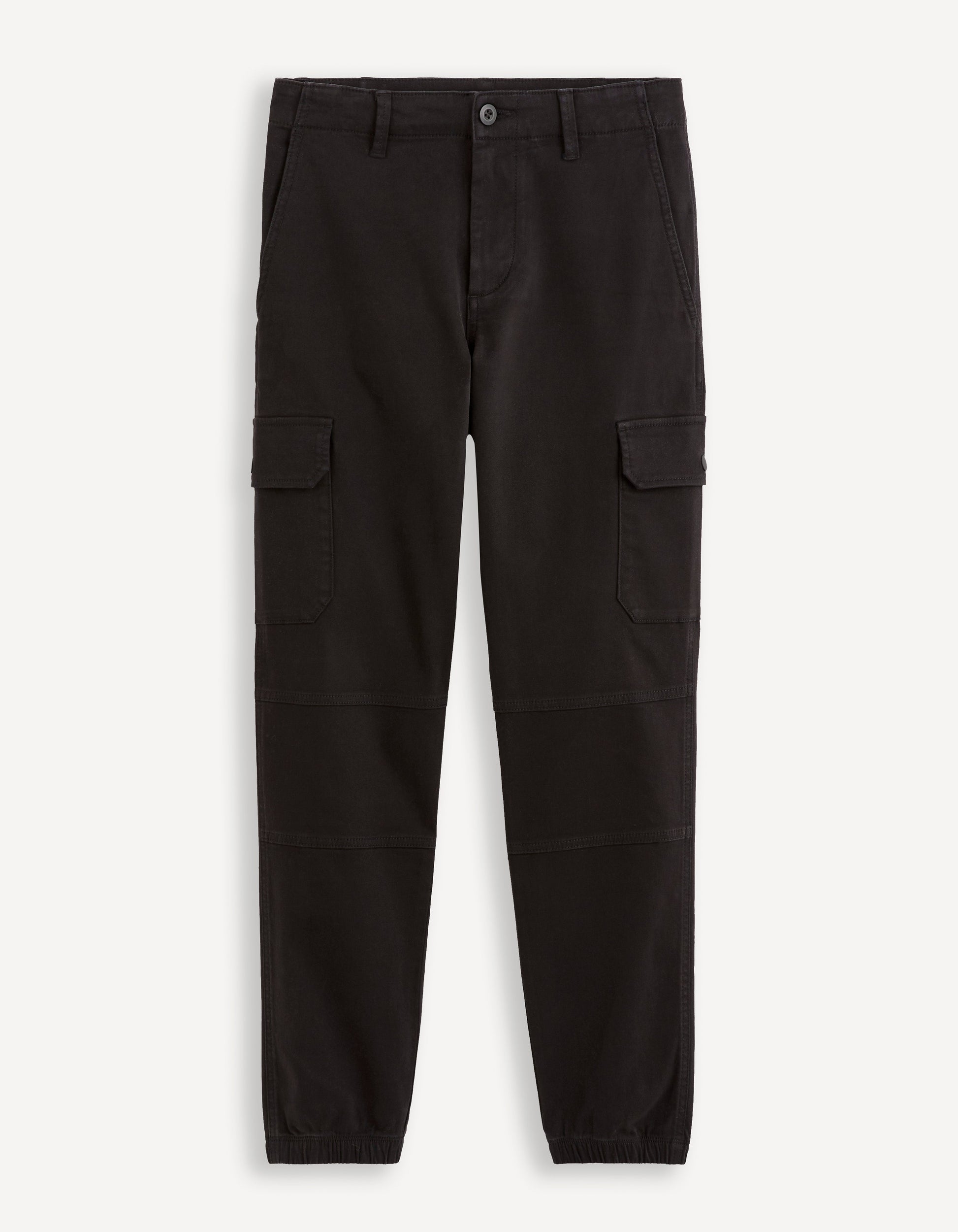 Pantalon cargo slim coton esprit maille