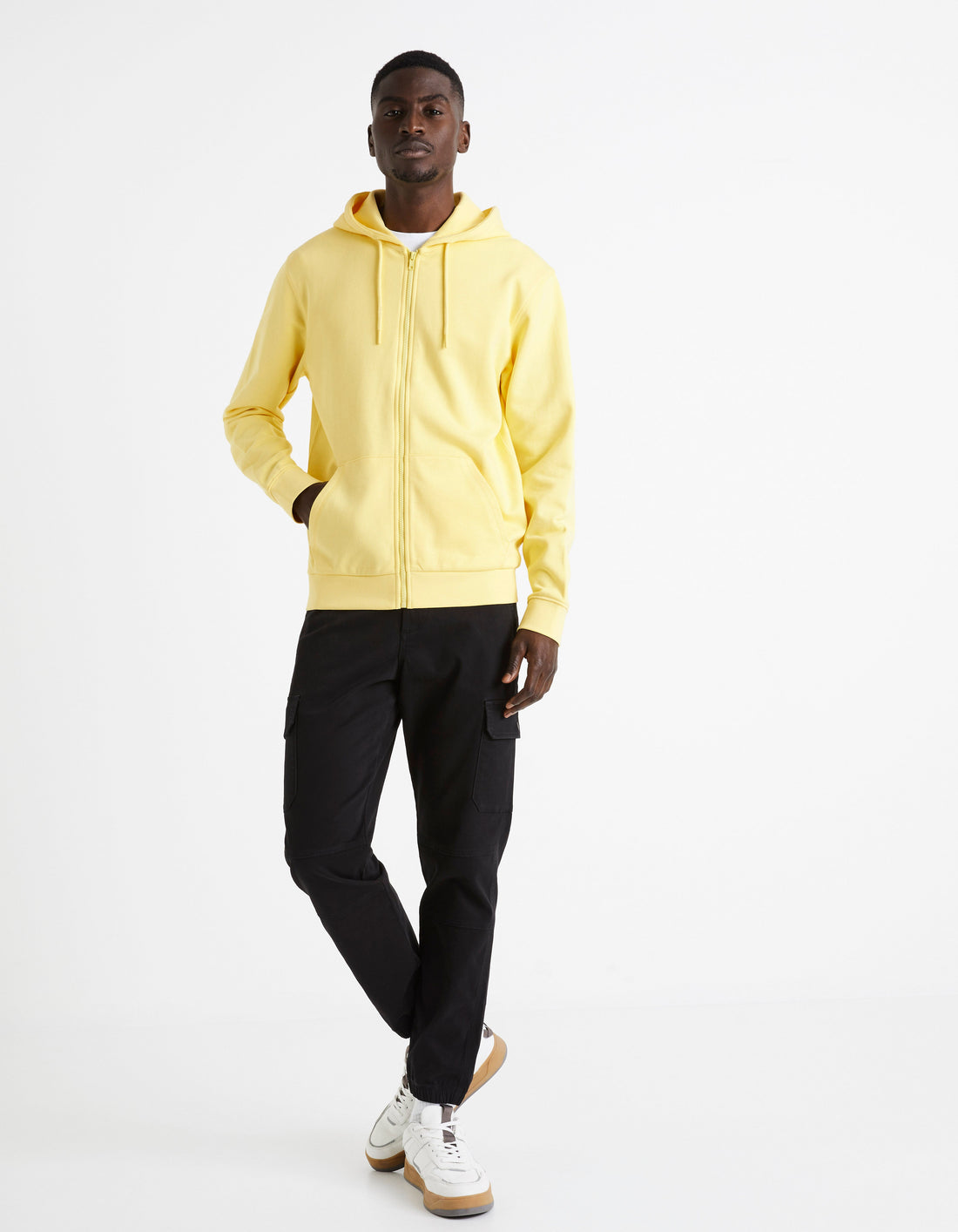 Dolyte Black Cargo Pant Celio
