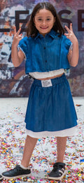 Blue Skirt KHABBAZ