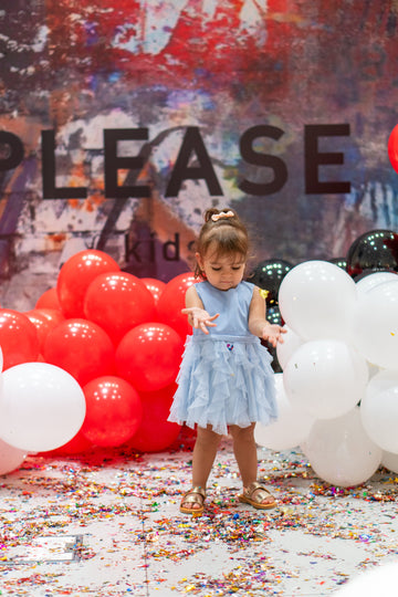 blue dress DRESS KHABBAZ