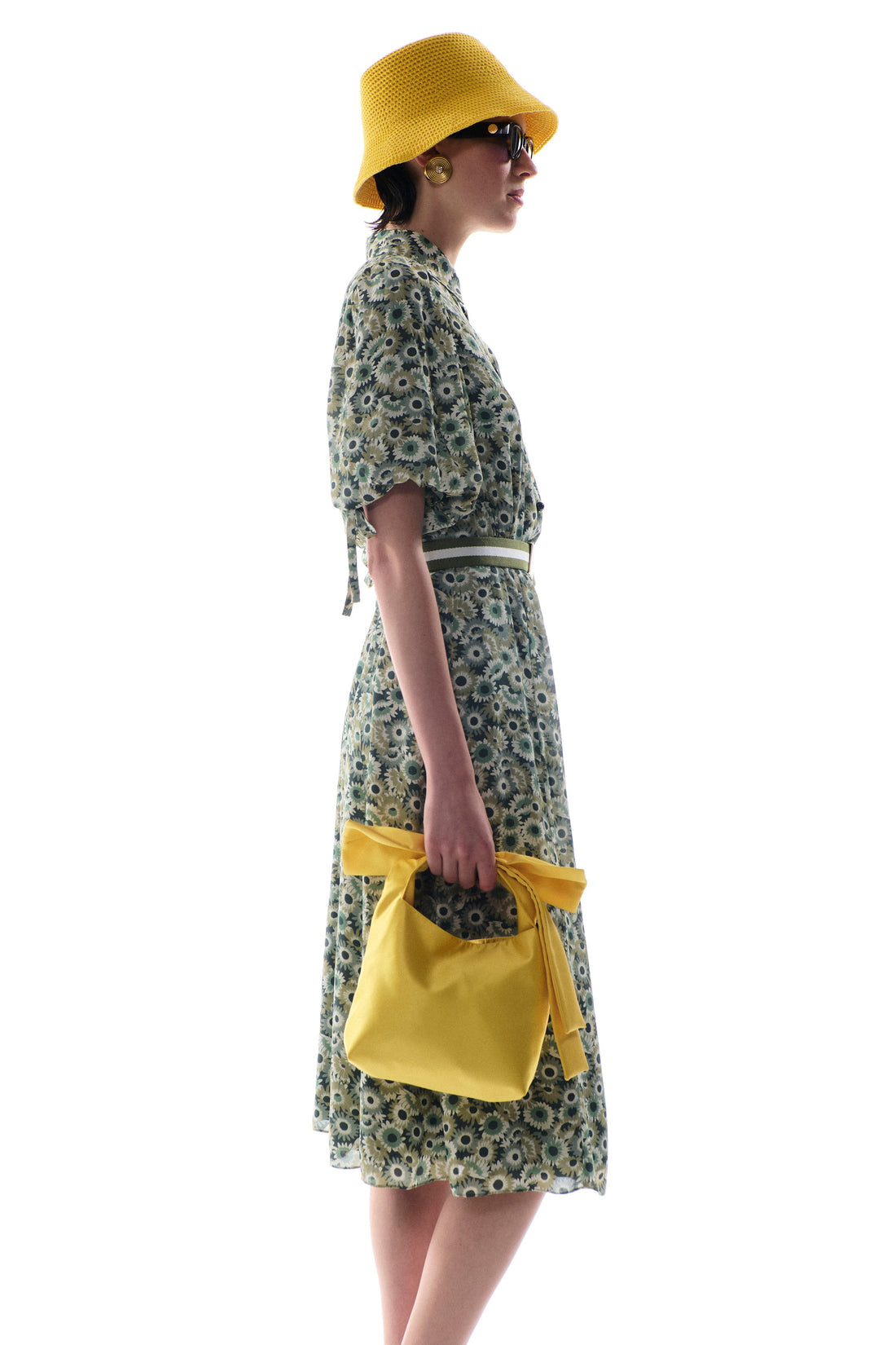 Sally bag yellow duchess satin Tara Jarmon