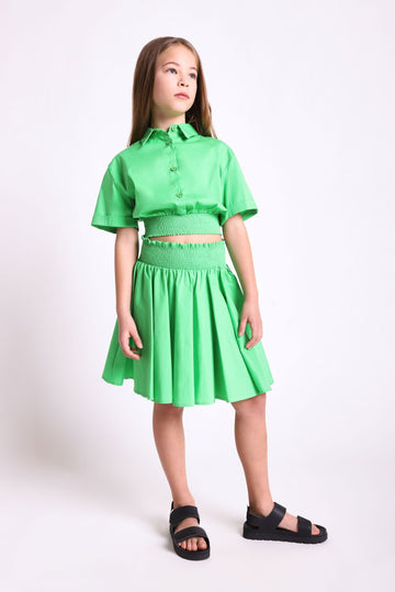 green skirt KHABBAZ