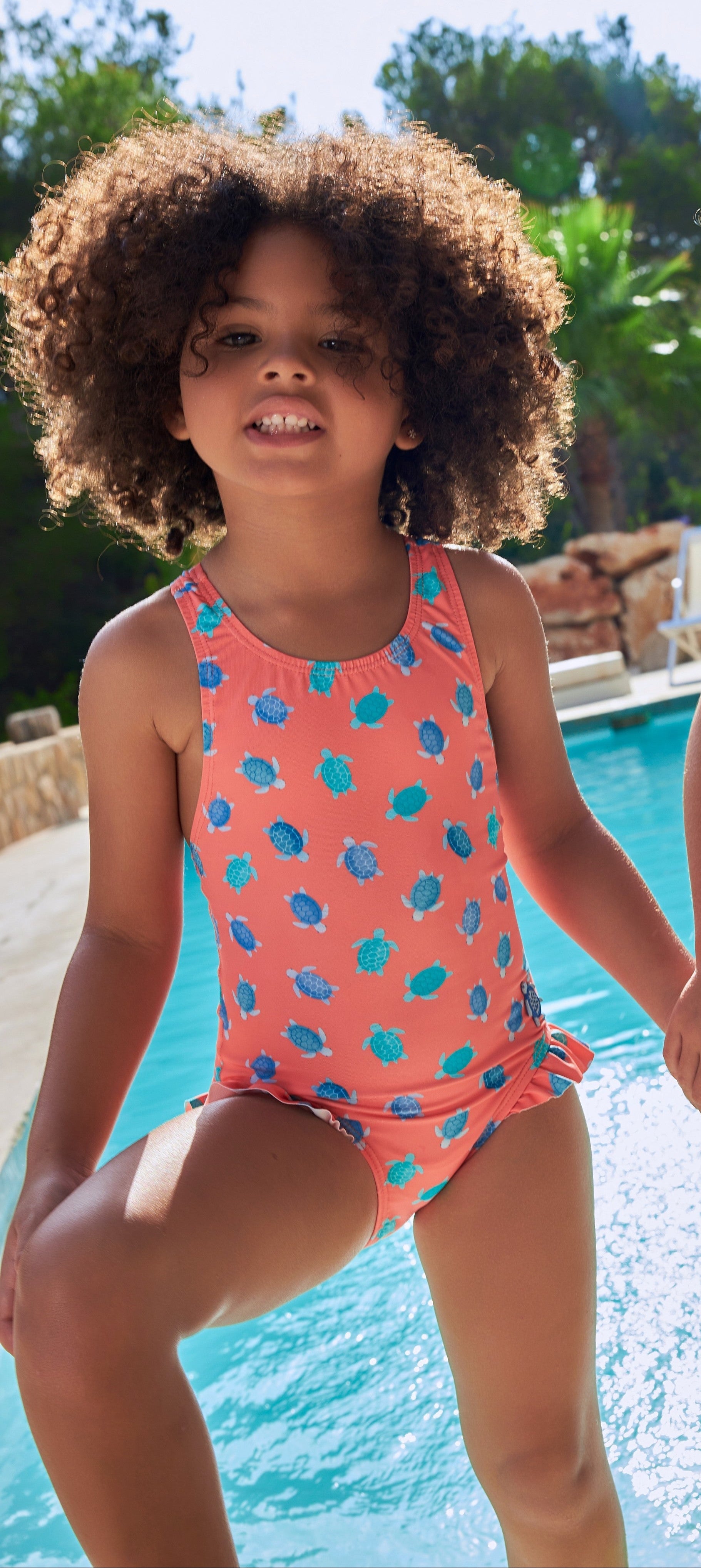 Coral swimsuit KHABBAZ