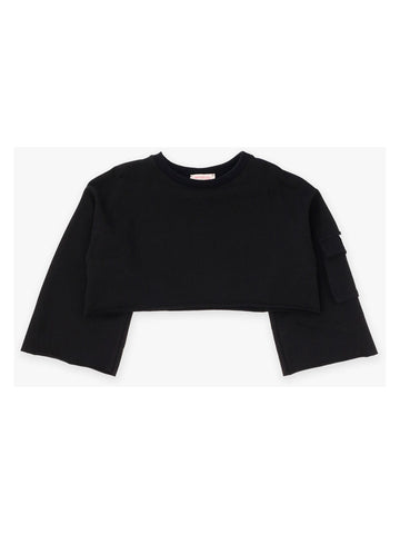 black sweatshirt KHABBAZ