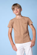 brown t-shirt KHABBAZ