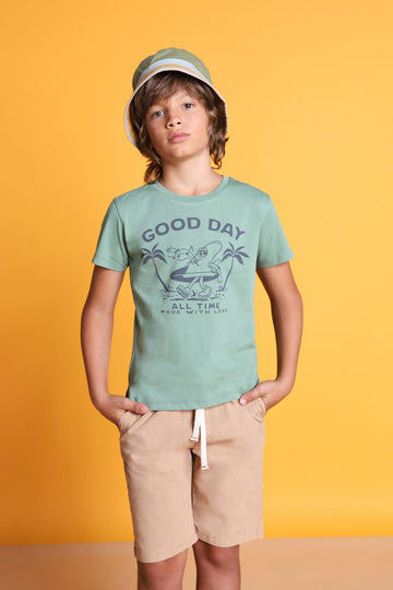 green t-shirt KHABBAZ