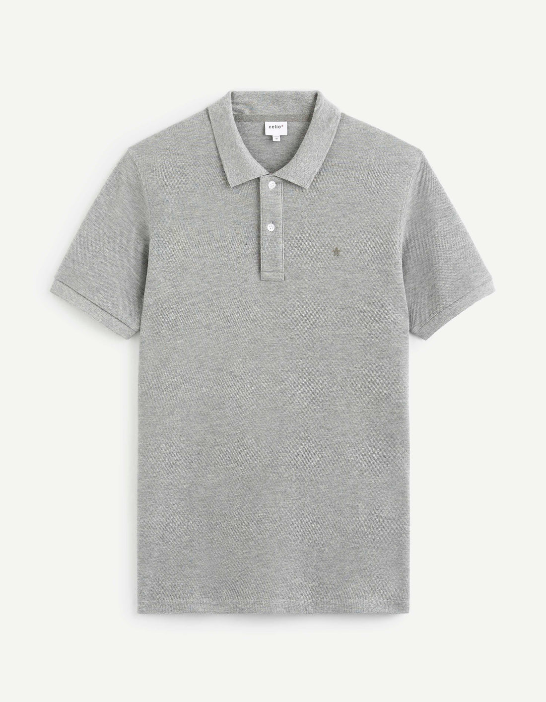 RECEONE1 HEATHER GREY SS POLO Celio