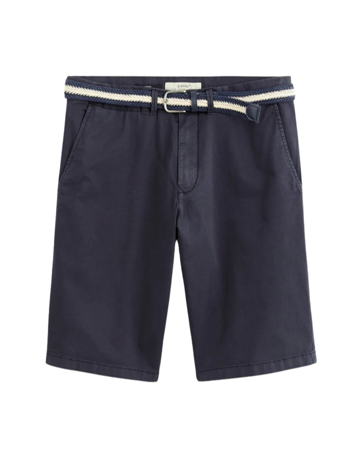 ROSLACK2BM NAVY BERMUDA Celio
