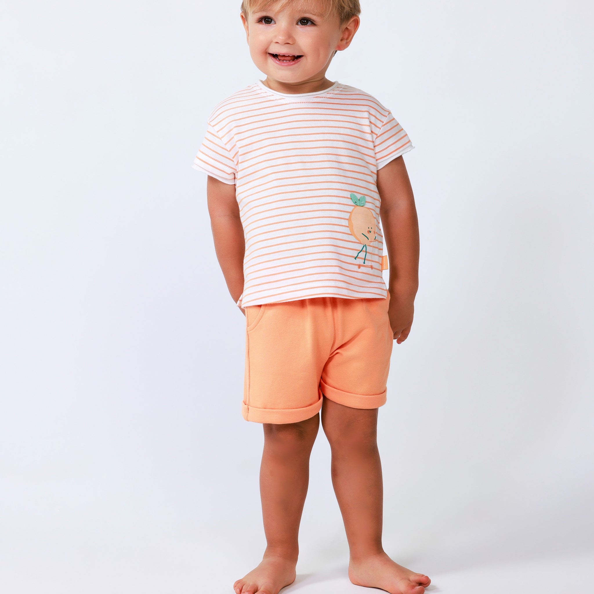 Orange 2 pieces set KHABBAZ