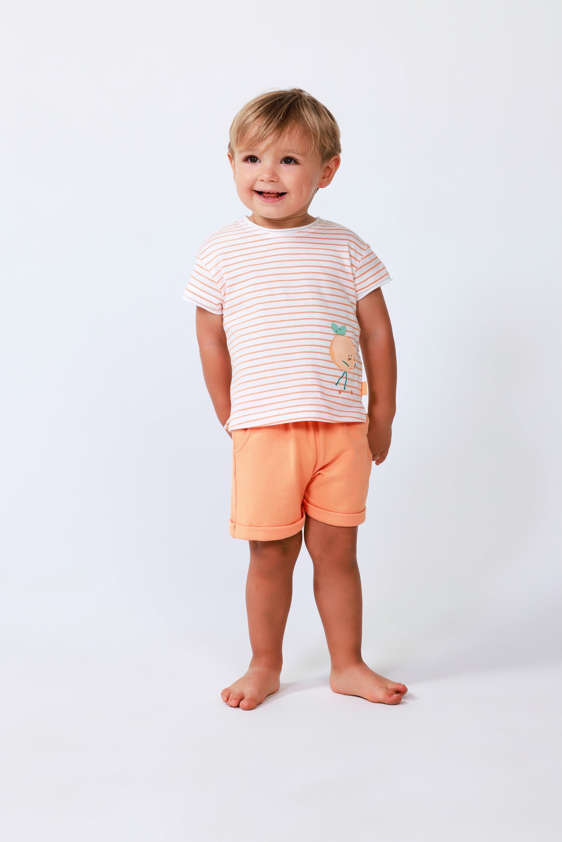 Orange 2 pieces set KHABBAZ