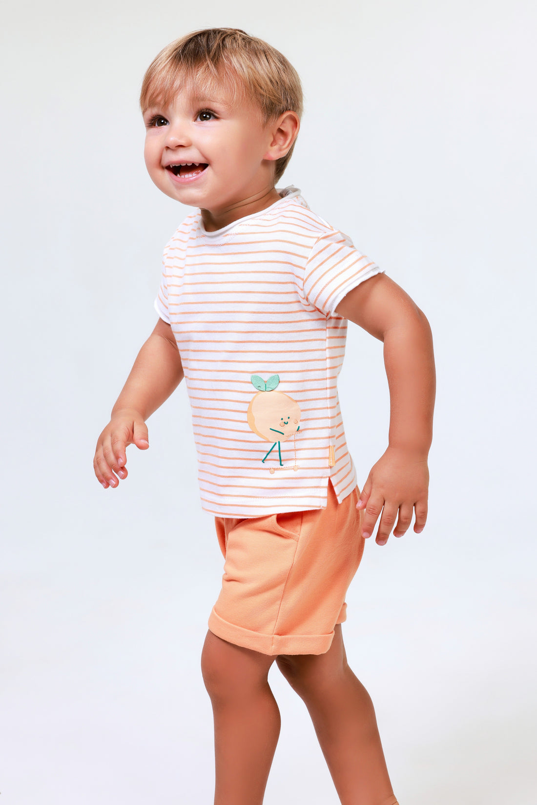 Orange 2 pieces set KHABBAZ