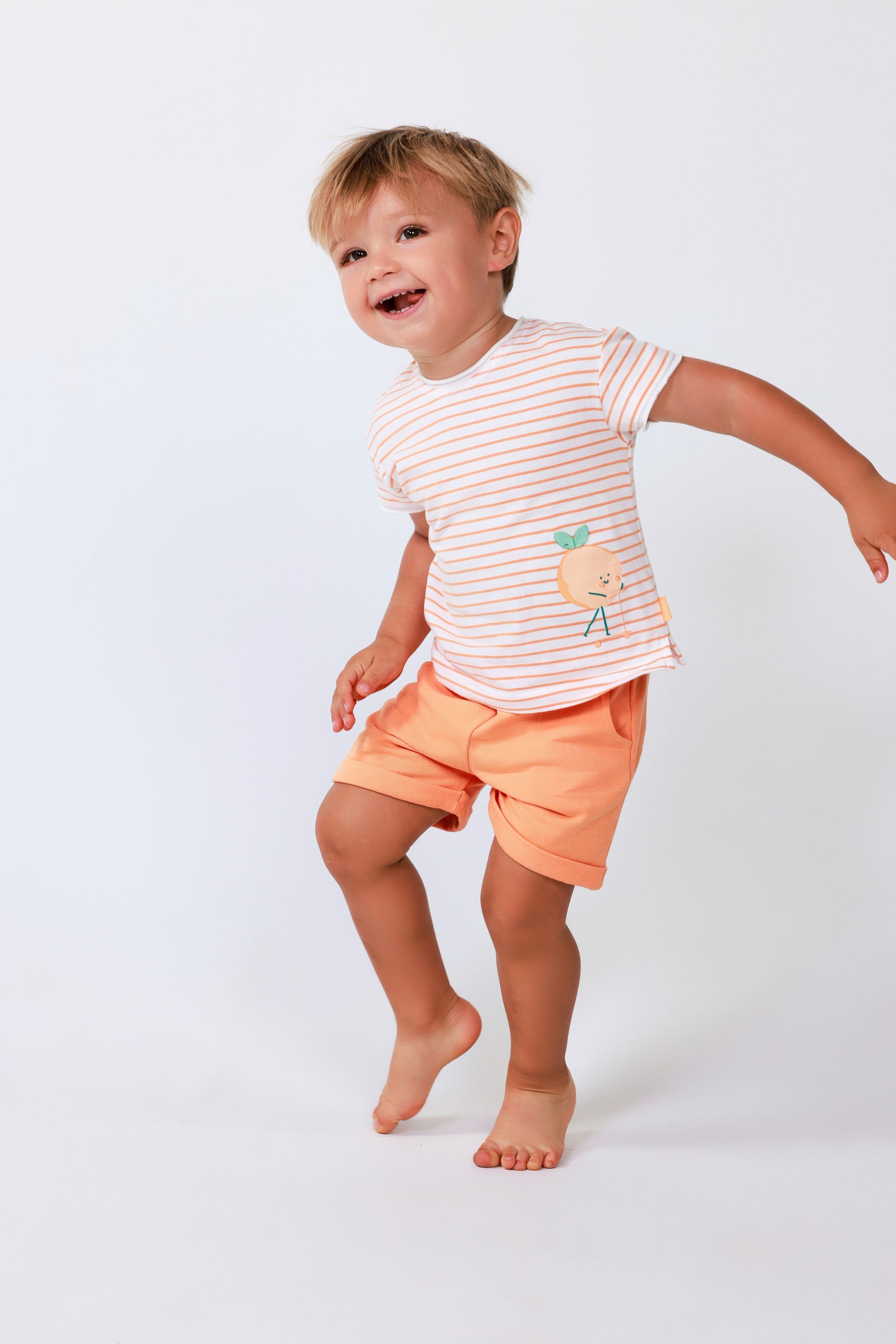 Orange 2 pieces set KHABBAZ