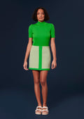 Julianna green double canvas skirt Tara Jarmon